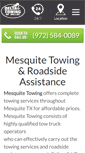 Mobile Screenshot of mesquite.towing-dallas.com